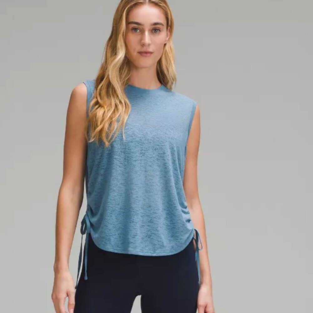 Lululemon Cinch It Tank Top Burnout Tide size‎ 10